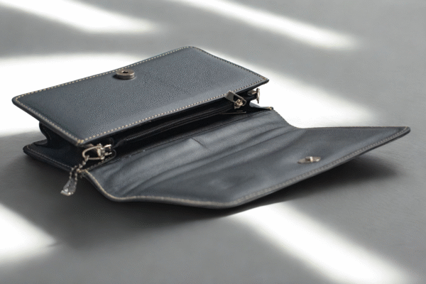 Midnight Grace Leather Crossbody