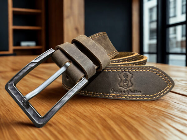 brown-leather-men-casual-belt – Scents n Leather