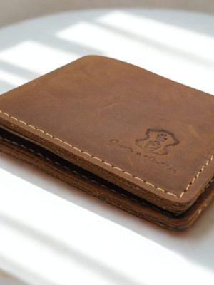 Crazy Horse Leather Mens Leather Wallet